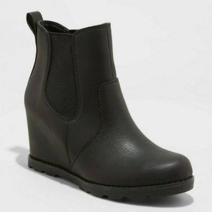 Platform Wedge Boots | Universal Thread | New